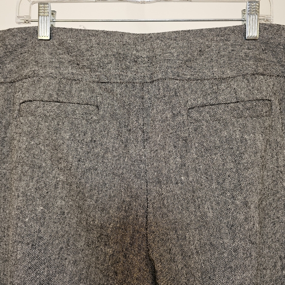 👍 Dalia Collection grey business formal wide winter lined wool pants 12 US - Picture 5 of 7
